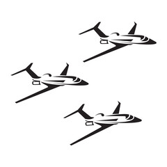 airplane icon set,symbol vector illustration