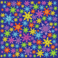 flower vector background