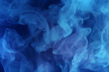 Obraz premium Blue smoke pattern background