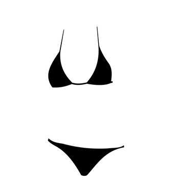 Illustration of  swimming suit - vector