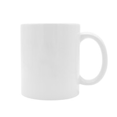 Mug white  isolated on transparent background
