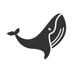 Whale logo icon design