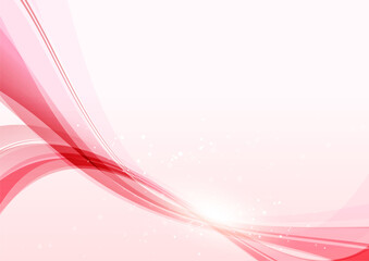 ピンク系の抽象ウェーブ背景