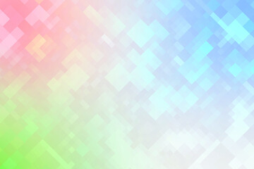 Fototapeta premium Abstract Polygon Rainbow Color Texture Image