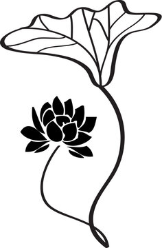 Lotus flower Stock Vector Illustration