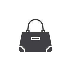 Woman bag vector icon
