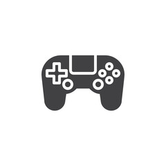 Gamepad joystick vector icon