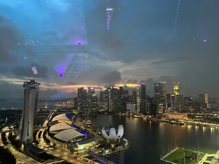 Singapore flyer view