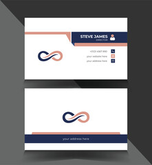 Naklejka premium Creative Business Card Template Design