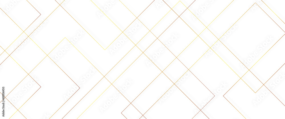Aufkleber modern minimal and clean white gold background with realistic line wave geometric circle shape, abst