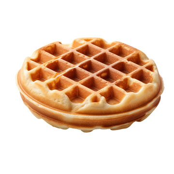 Waffle isolated on transparent background