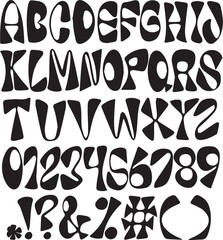 hand draw alphabet vector