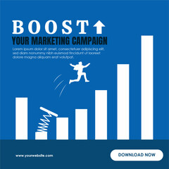 Cool Diagram Chart Poster Design. Marketing Poster. Business Design Poster. Digital Marketing Post design.