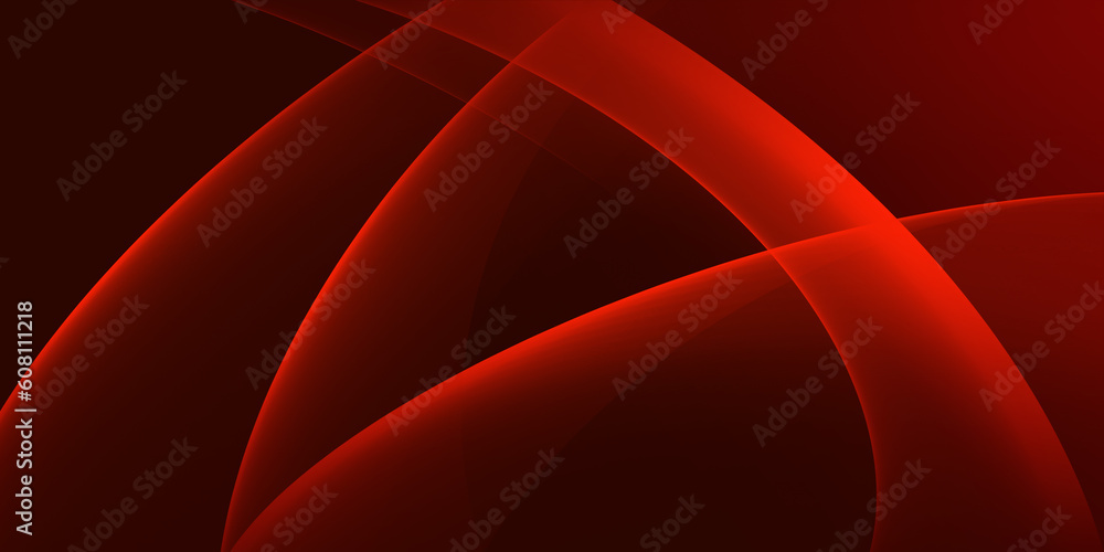 Aufkleber abstract red fractal wave background for design