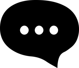 Fototapeta premium Chat bubble vector icon EPS 10.