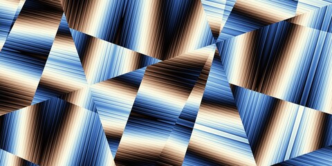 Abstract pattern. Horizontal background for any design. Geometric shapes.