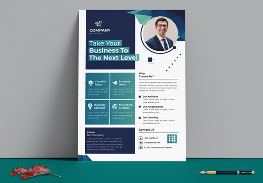 Abstract Flyer Design Template