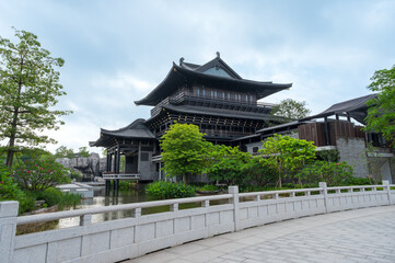 Fototapeta na wymiar ancient chinese palace architecture
