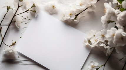 a postcard decorated with beautiful flowers