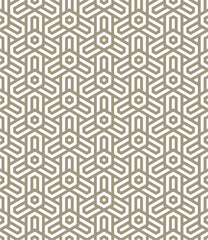 A seamless geometric hexagon pattern