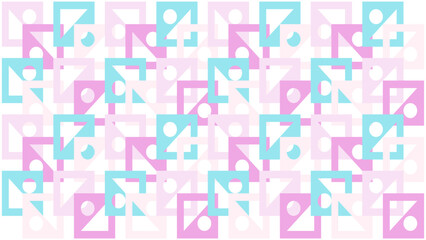 seamless pattern with pink and blue. 