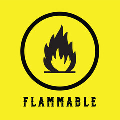 flammable sign