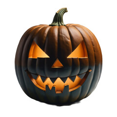 Halloween Jack o Lantern, Halloween graphic material for decoration, isolated, transparent background, no background. PNG. Generative AI.