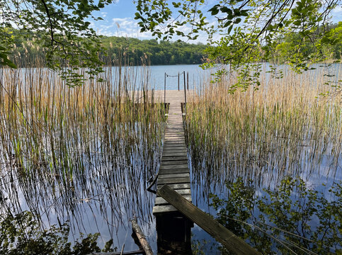 liepnitzsee, barnim, brandenburg, steg