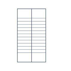 Minimalist Grid Line Element