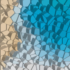 Abstract background. Convex stones. Sample.  illustration. eps 10