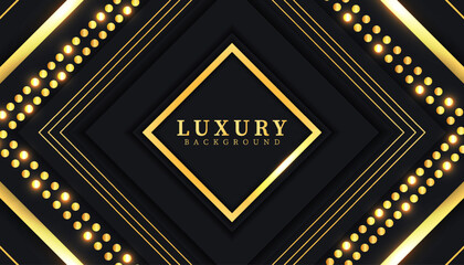 Naklejka premium Abstract modern golden luxury background