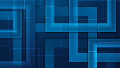 Abstract modern blue geometric background