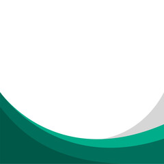 Elegant Curve Footer