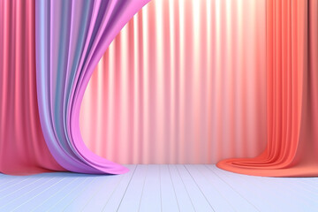 Specter pastel background. Background to showcase a brand product.
