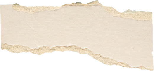 piece of white paper tear isolated on white background