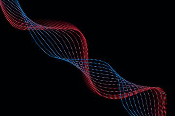 colorful soft 3D Halftone Wave Effect. simple gradient abstract background. suitable for landing page and computer desktop wallpaper.	