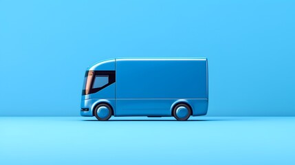 EV cargo van, the synergy of efficient package delivery and environmental responsibility in the new era of green logistics. Generative AI