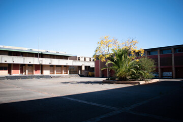Fototapeta na wymiar Abandoned School