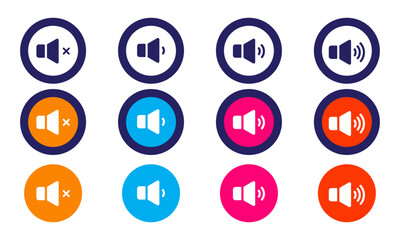 Speaker voice vector icon for app and web. vector illustration.