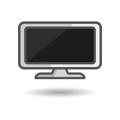 Monitor free icon vector on trendy design