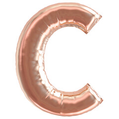 Balloon Letter C Pink Modern