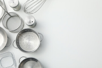 Concept of kitchen supplies and kitchen dish