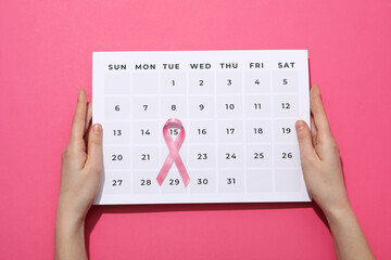 World Cancer day, concept of female cancer