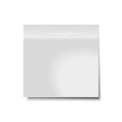 Grey sticky note with shadow