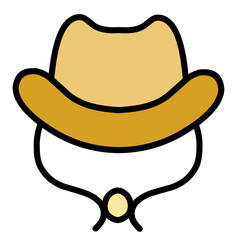 Cowboy Hat Icons 