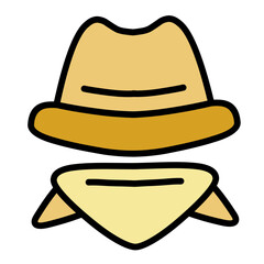 Cowboy Hat Icons 