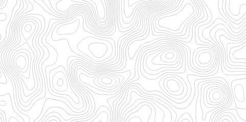 Abstract pattern with lines. Abstract sea map geographic contour map and topographic contours map background. Abstract white pattern topography vector background. Topographic line map background.