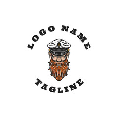 The Captain Mascot Design