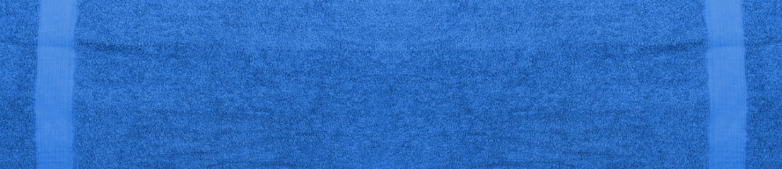 Blue Terry Bath Towel Texture Background, Cotton Wiper Pattern