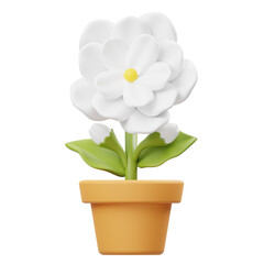 Jasmine 3D Icon
